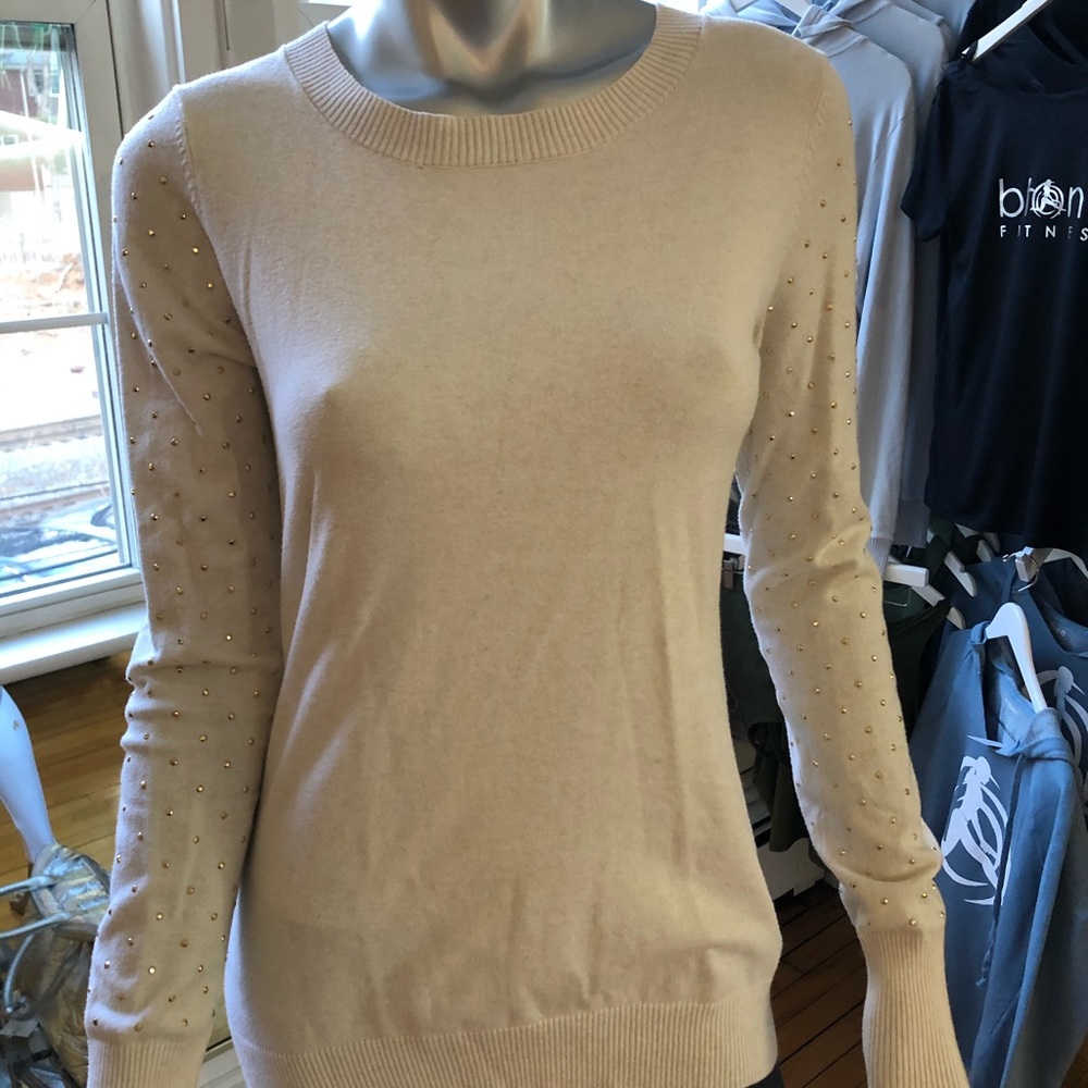 Express Stud Sleeve Sweater